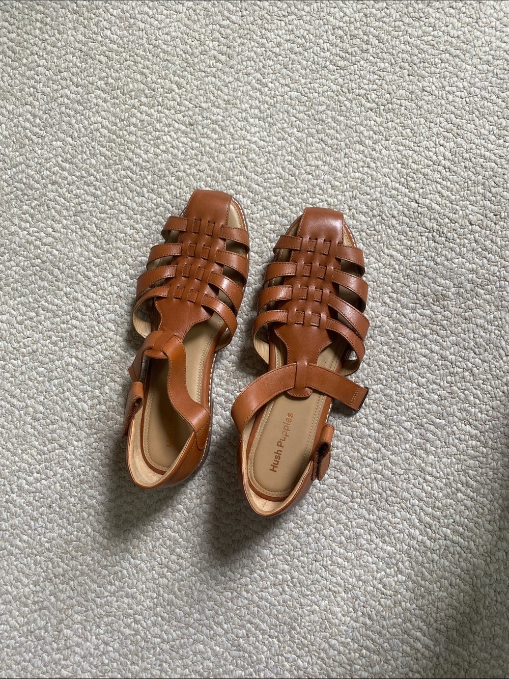 Hush Puppies Women Brown Woven Fisherman Sandals